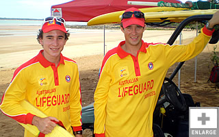 Lifeguards at Mindil Beach, Darwin Image
