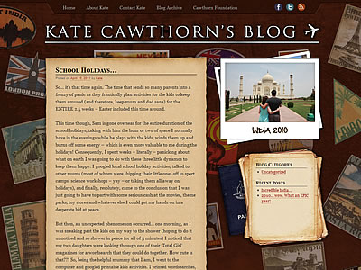 Kate Cawthorn’s Travel Blog