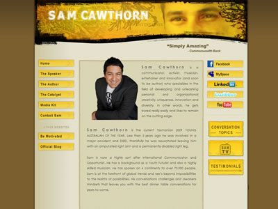 Sam Cawthorn Official Website