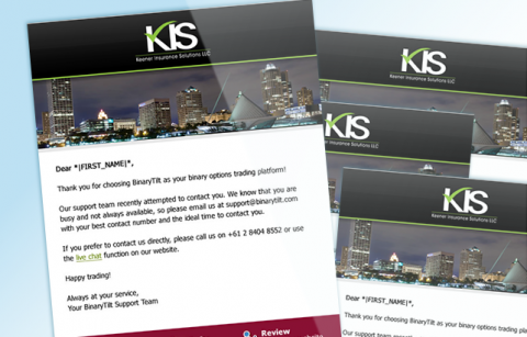 KIS – Mailer – MailChimp Template