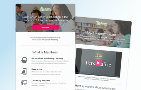 Membean – Teacher – MailChimp Templates