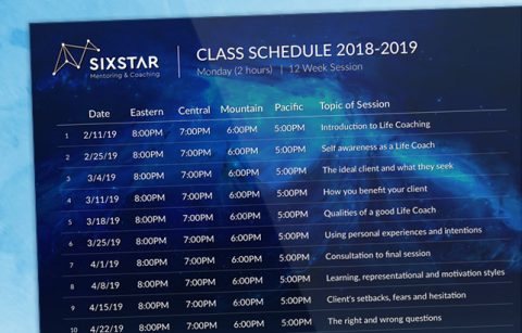 Sixstar – Class Schedule – PDF