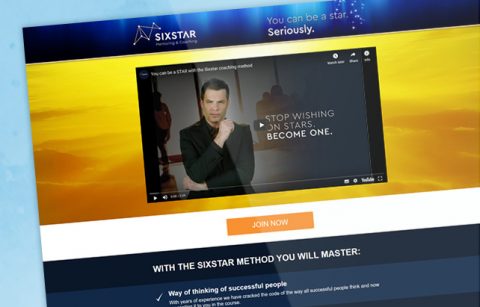 Sixstar – Sales Funnel – Landing Page