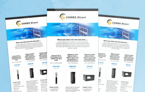 CommsDirect eStore Newsletter – MailChimp Template