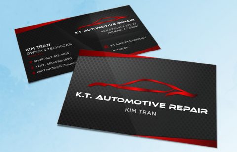 KTS Automative Repair – Business Card