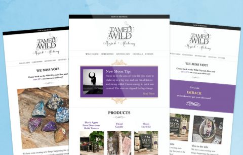 ShopTamedWild eStore Newsletter – MailChimp Template