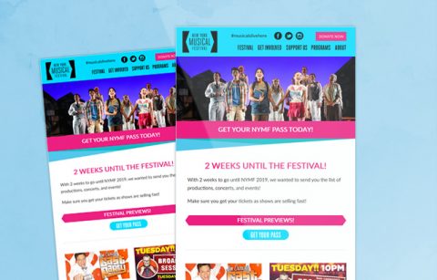 NYMF – Newsletter – MailChimp Template