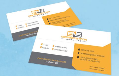 BNS Refrigeration – Business Card