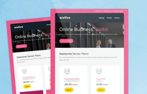 SixFive – MailChimp Template