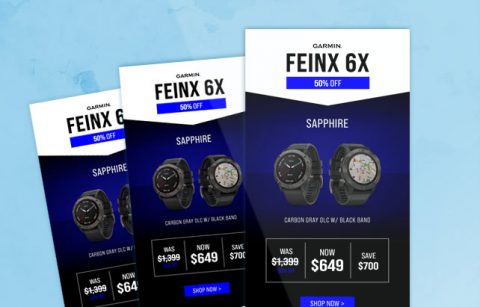 Garmin Fenix 6 Sapphire – MailChimp Template