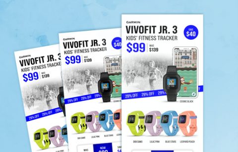 Garmin Vivofit Jr. 3 – MailChimp Template